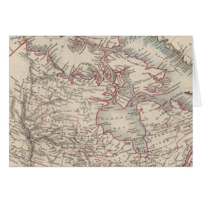 Cartão América britânica 2 (Frente Horizontal)