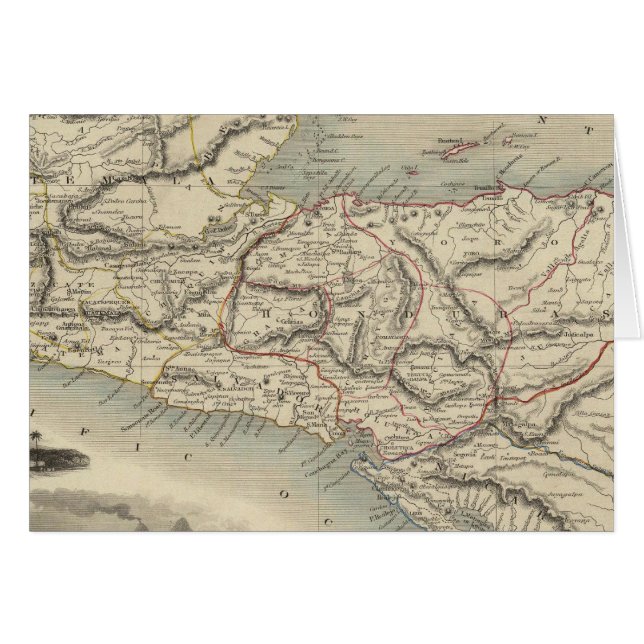 Cartão América Central 7 (Frente Horizontal)