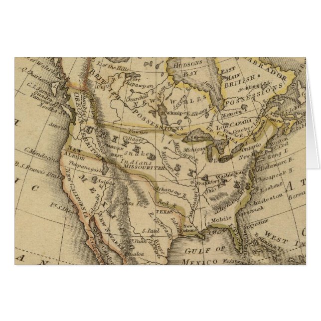 Cartão América do Norte 10 (Frente Horizontal)