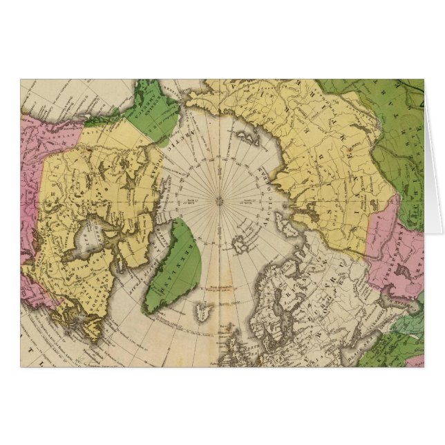 Cartão América do Norte, Ásia (Frente Horizontal)