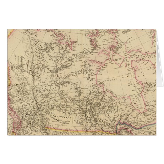 Cartão América do Norte Britânica 4 (Frente Horizontal)