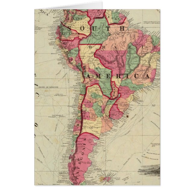 Cartão América do Sul 4 (Frente)