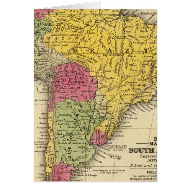 Cartão América do Sul 8 (Frente)