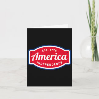 Cartão América é 1776 independência 4 de julho