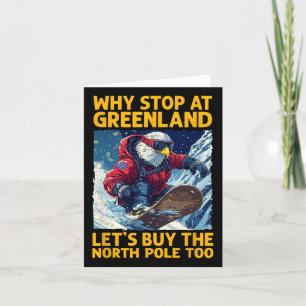 Cartão América Eagle Snowboard Na Gronelândia E No Norte