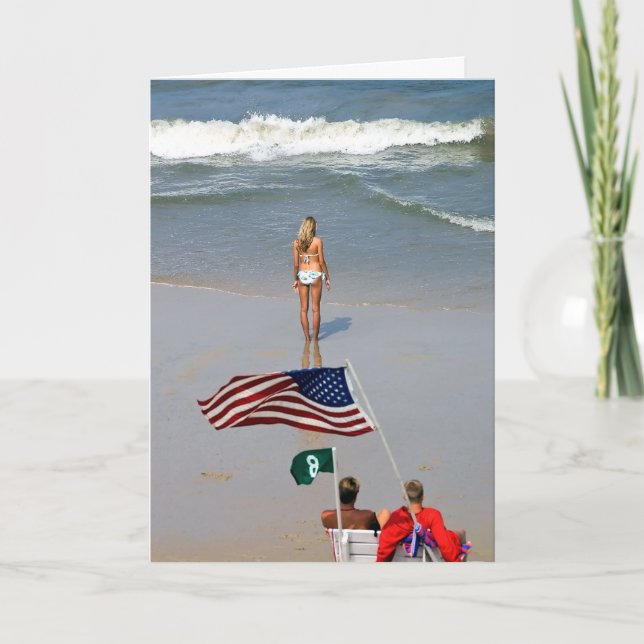 Cartão America Girl Lifeguards (Frente)