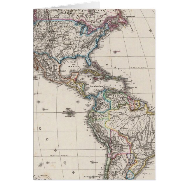 Cartão América por Stieler (Frente)