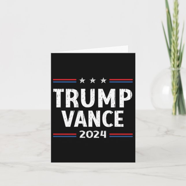 Cartão América Tome de Volta a América Trump Vance 2024 V (Frente)