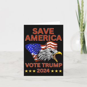 Cartão América Vote Trump 2024 Nós, O Povo, Já Tivemos De