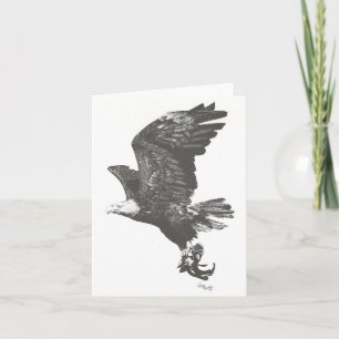 Cartão American Bald Eagle Note Card