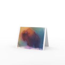 "American Buffalo" - note card