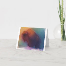 Cartão "American Buffalo" - note card