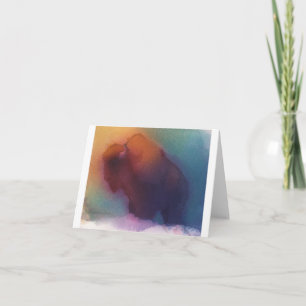 Cartão "American Buffalo" - note card