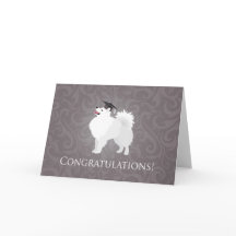 American Eskimo Dog Graduation Design