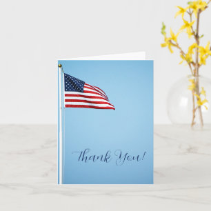 Cartão American Flag 2412 Folded Greeting Card