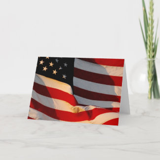 Cartão American Flag Card