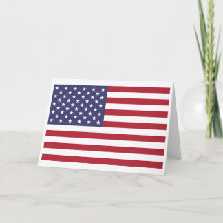 Cartão American Flag, Flag of United States