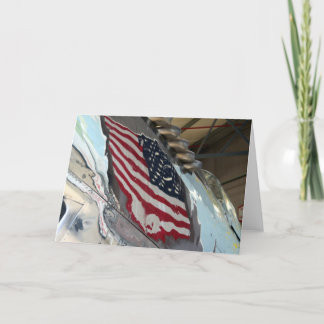 Cartão American Flag Greeting Card