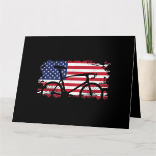 Cartão American Flag Road Biking Cycling Roupa - Bicycl