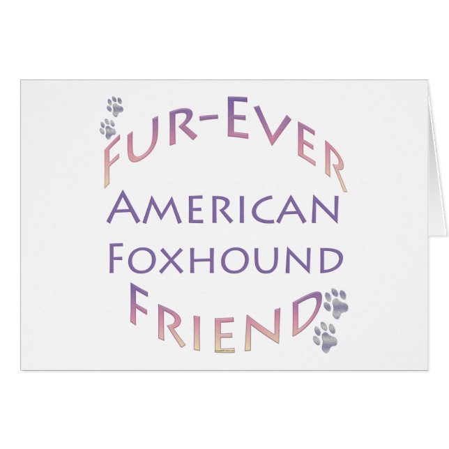 Cartão American Foxhound Fuservidor (Frente Horizontal)