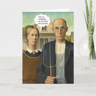 Cartão American Gothic 