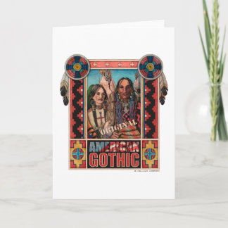 Cartão American Gothic Greeting Card