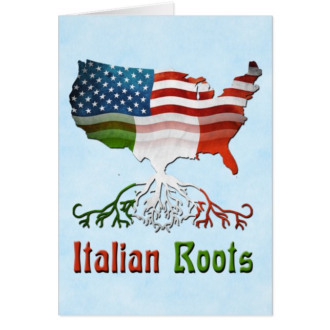 Cartão American Italian Roots Card (Frente)