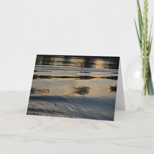 Cartão American River Ripples Greeting Card (Frente)