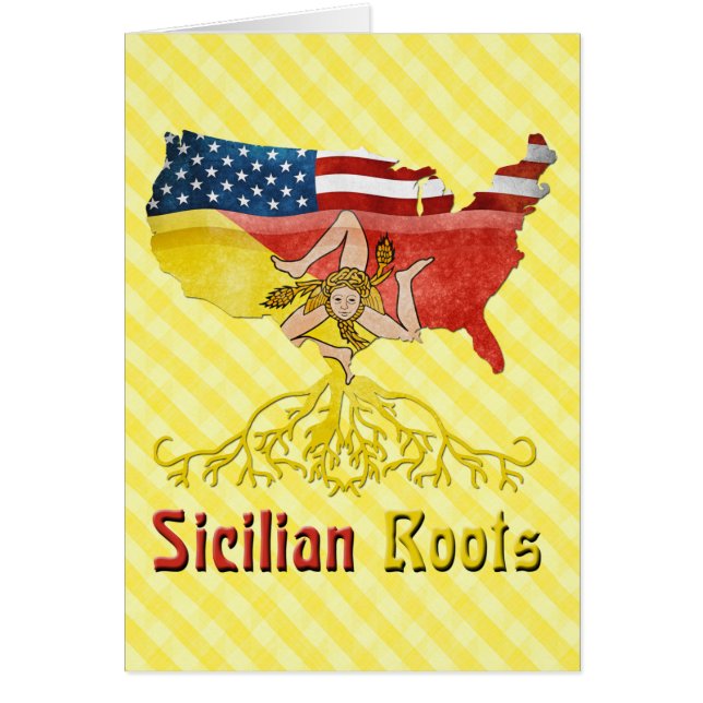 Cartão American Sicilian Roots Cards (Frente)