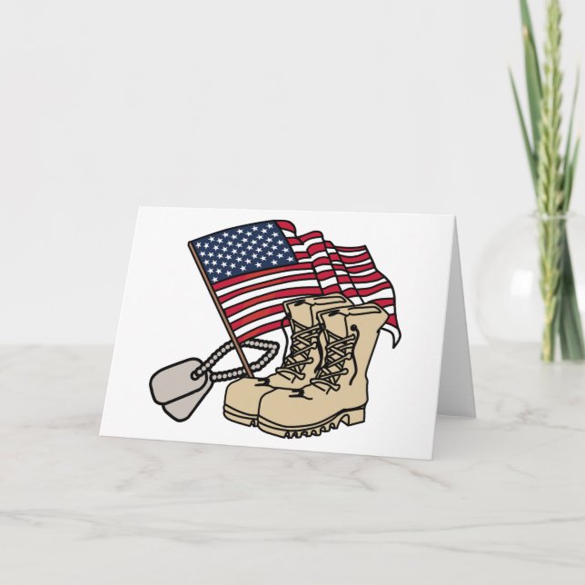 Cartão American Soldier (Frente)