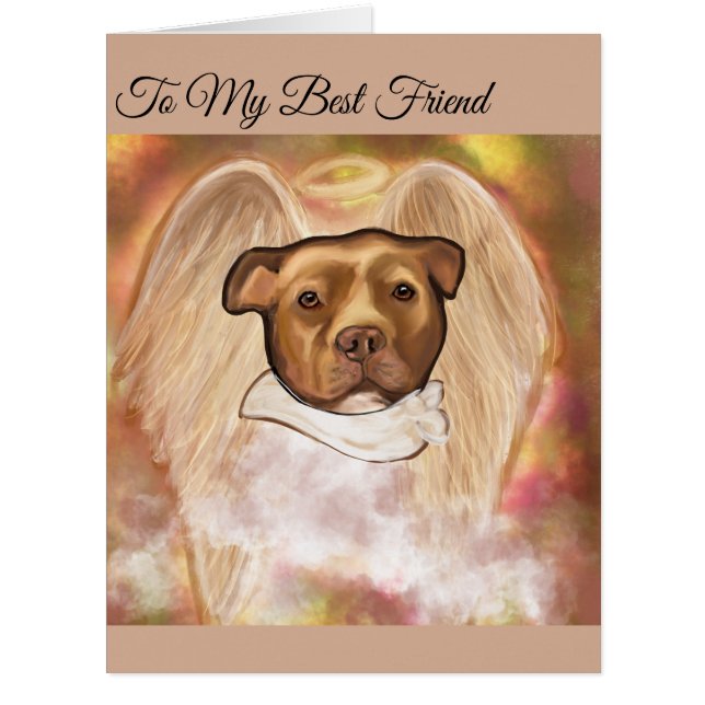 Cartão American Staffordshire Terrier (Frente)