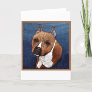 Cartão American Staffordshire Terrier