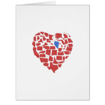 American States Heart Mosaic Nevada Red