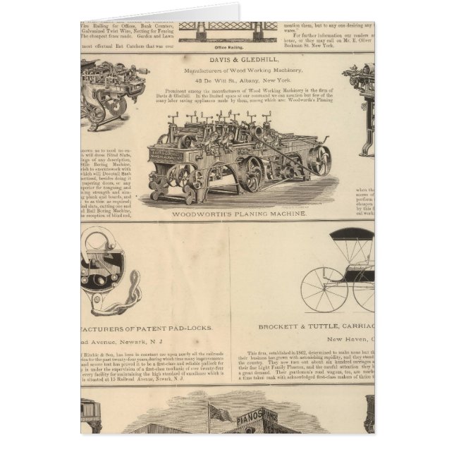 Cartão American Wire Works (Frente)