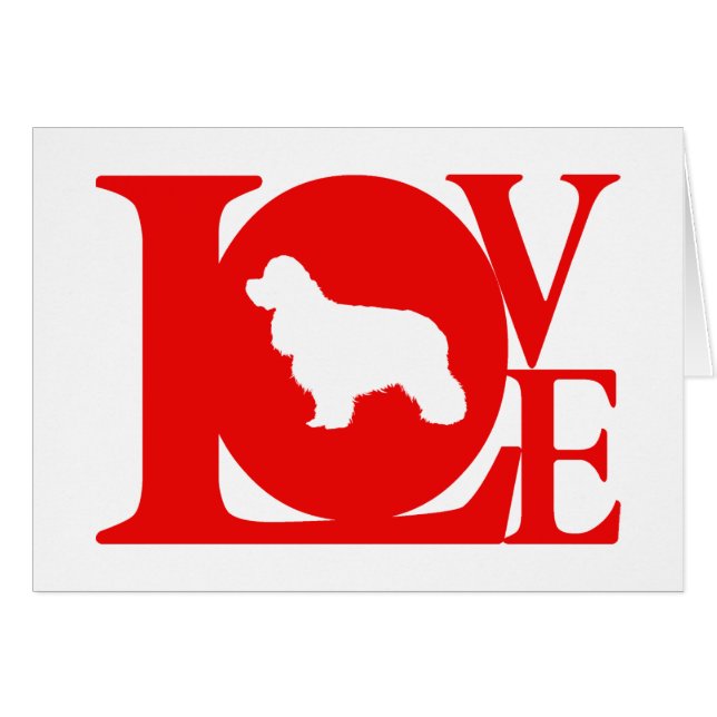 Cartão Americano cocker spaniel (Frente Horizontal)