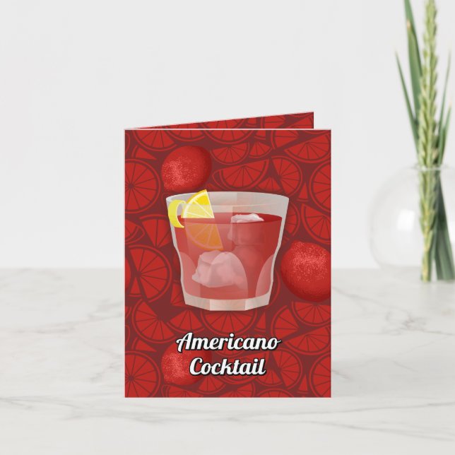 Cartão Americano cocktail (Frente)
