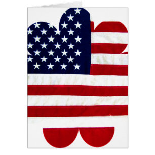 Cartão Americano Orgulhoso_