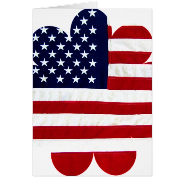 Cartão Americano Orgulhoso_ (Frente)