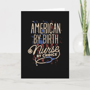 Cartão Americano por Birth Nurse por Choice