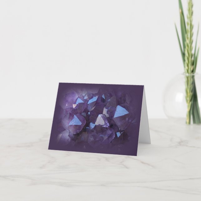 Cartão Amethyst Quartz Card (Frente)