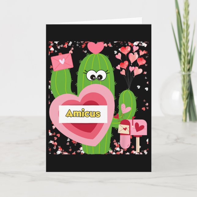 Cartão Amicus Valentine  (Frente)