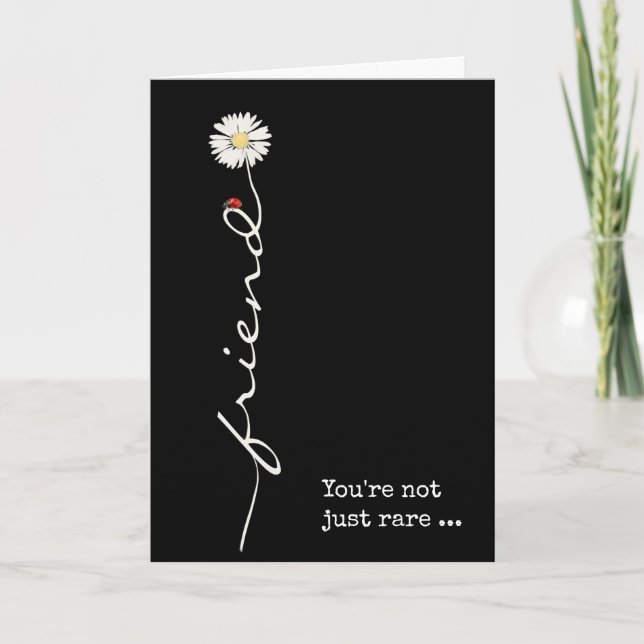 Cartão Amigo Daisy e Ladybug (Frente)