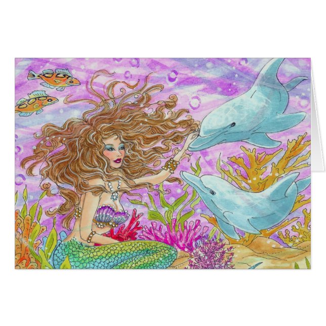 Cartão Amigo do mar profundo (Frente Horizontal)