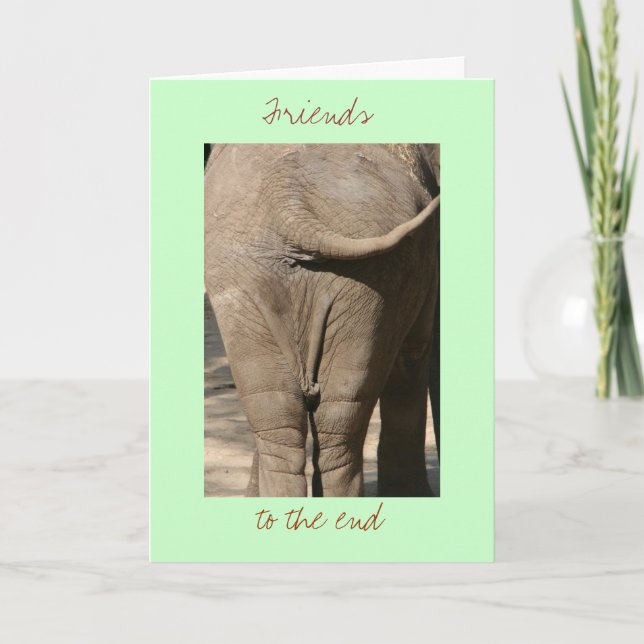 Cartão Amigos ao Fim (Frente)