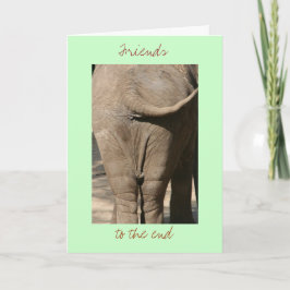 Cartão Amigos ao Fim