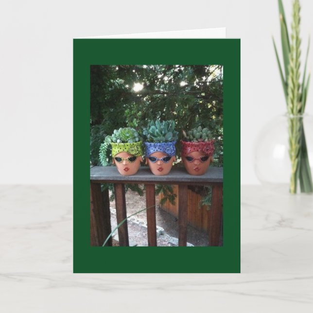 CARTÃO AMIGOS APONTADOS A ESPERAR PARA DIZER ANIVERSÁRIO  (Frente)