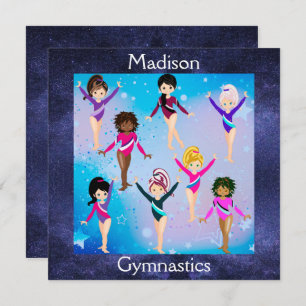 Cartão Amigos da ginástica: Estes Gymnast Parecem Nós