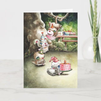 Cartão Amigos de Aniversário