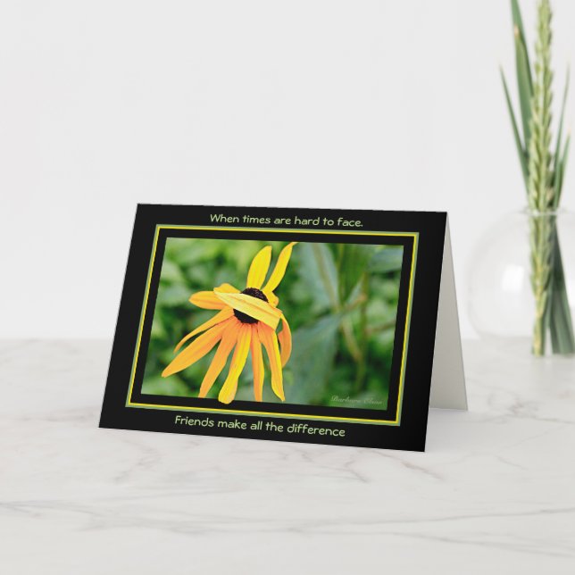 Cartão Amigos fazem toda a diferença (Frente)