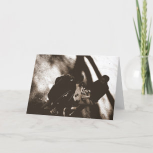 Cartão Amigos Jogando Xadrez/Amizade Chinês